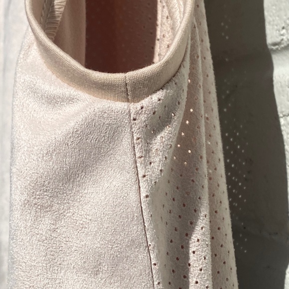 Anthropologie Noisy May suede sleeveless tank top cream Small - Picture 10 of 14